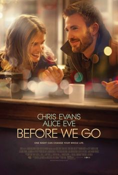 the poster for before we go starring in arabic and english, with two people sitting at a bar