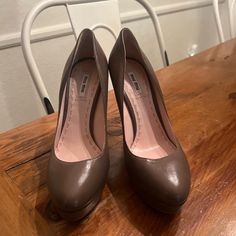 Miu Miu 5” Heels, Taupe Color, Never Worn, Does Not Come In Origional Packagkng!!!!!! New From The Outlet, Size 38.5 European, Size 10 American. If You Have Any Questions, Feel Free To Ask :) Miu Miu Elegant Block Heel Heels, Miu Miu Block Heel Formal Heels, Miu Miu Block Heels For Formal Occasions, Elegant Miu Miu Block Heel Heels, Elegant Miu Miu Block Heels, Miu Miu Platform Heels With Round Toe, Miu Miu Leather Platform Heels, Miu Miu Heels With Sculpted Heel And Round Toe, Chic Miu Miu Platform Heels