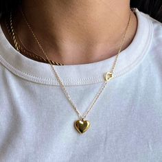 This is our  double heart necklace, a delicate and beautiful piece for any occasion. Size: 45 cm Charm:1 cm Material: Stainless steel/ Glass bead Colour: Gold Tarnish resistant Free delivery on all Uk orders. Same day dispatch orders before 2pm, Royal mail 2d class Tarnish Resistant Necklace For Valentine's Day, Minimalist Double Heart Charm Necklace With Delicate Chain, Double Heart Beaded Necklaces As Gift For Her, Heart-shaped Clavicle Chain Charm Necklace As Gift For Her, Trendy Heart-shaped Chain Necklace As Gift, Minimalist Clavicle Chain Necklace For Valentine's Day, Minimalist Double Heart Clavicle Necklace, Delicate Double Heart Clavicle Chain Necklace, Trendy Double Heart Charm Necklace