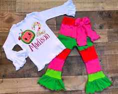 Cocomelon Birthday Girl Outfit Strawberry Shortcake Theme, Girl Birthday Outfit, Bug Clothing, Birthday Girl Outfit, Birthday Party Celebration, Leggings Outfit, Note Box, Party Celebration, Fun Day