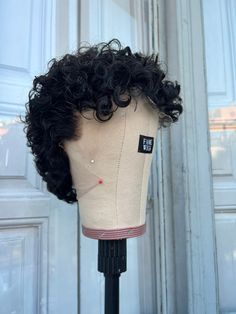 Full lace wig in a men cut curly texture wig Men Wigs Lace, Curly Crop, Boys Colored Hair, Black Curly Wig, Black Hair Boy, Men's Wigs, Curly Hair Wig, Black Curly Hair, Curly Hair Men