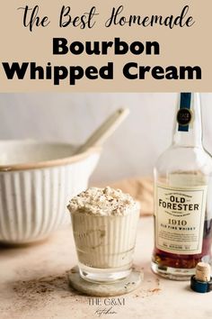 the best homemade bourbon whipped cream