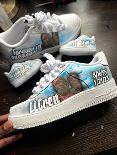 Here's one of my custom AF1 design by (IG:Custom_morris) If you would like I can put a design you can go to my IG to see examples of the different designs. Also I work as fast as I can so please give me 1-2 weeks to get the order shipped out to you, also if you have any questions feel free to message me. Thank you for the support. Custom High-top Sneakers, Custom Sneakers For Streetwear, Custom Leather Sneakers, Customized Sneakers For Streetwear, Customizable Low-top Sneakers As Gift, Customizable White Sneakers For Gift, Custom Low-top Sneakers For Gift, Custom Low-top Sneakers As Gift, Customizable Low-top Sneakers For Gift