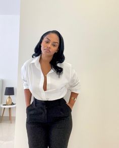 Hospitality Work Outfit, Notary Outfit, Office Casual Outfits Women Work Wear, Women Baddie Outfits, Classy Casual Outfits For Women, Outfits Black Women Baddie, Cooperate Baddie, Office Outfits Black Women, Buchi Fresa Outfits