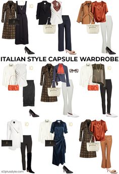 Italian Fashion Fall 2023, Italian Style Fashion Women Fall Winter, Italian Style Women Winter, Italian Capsule Wardrobe Fall, Italian Casual Fashion Women, Italy Capsule Wardrobe Fall, Italian Outfits Women Winter, Italian Women Style Over 40, Italy Capsule Wardrobe