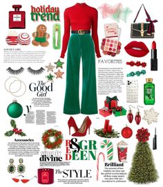 Christmas Spectacular Outfits, Green Christmas Outfit Aesthetic, Christmas Lookbook Outfits, Christmas Aesthetic Clothing, Kitchy Christmas Outfit, Red And Green Outfit Christmas, Christmas Fashion Outfits 2023, Christmas Outfit Accessories, Christmas Elf Outfit Aesthetic