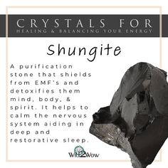 Shungite Crystal, Shungite Benefits, Shungite Water, Shungite Crystal Meaning, Shungite Stones, Restorative Sleep, Healing Oils, Crystals Healing Properties, Healing Crystal Jewelry