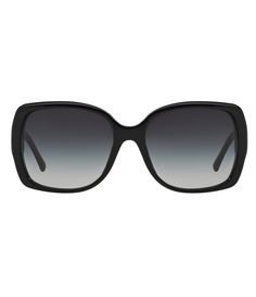 From Burberry&#x2C; these sunglasses feature: Women's square Black acetate frameGrey Gradient lensRx-ableplastic/acetate 100% UV ProtectedImported. High End Sunglasses, Black Sunglasses Women, Oversized Sunglasses Women, Oversized Black Sunglasses, Kendall Jenner Chanel, Dress Leather Boots, Bday Wishlist, Oversized Square Sunglasses, Black Sunglasses Square