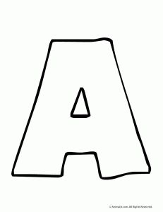 a black and white drawing of the letter a