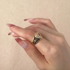 College Class Ring, Custom Class Rings, High School Rings, Rings 2023, Class Rings College, Class Rings High School, School Rings, Class Rings, Gold Class