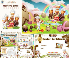 an image of children's easter games and activities