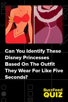 an advertisement for disney princesses and the outfits they wear for like five seconds