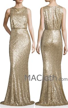 Gold Glitter Bridesmaid Dresses, Gold Dress Long Classy, Gold Gown Dress, Long Gold Bridesmaid Dresses, Gold Sparkle Dresses, Mermaid Tank, Blush Wedding Gown, Sequin Bridesmaid, Gold Gown