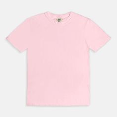 Classic Pink T-shirt For Summer, Basic Pink T-shirt For Everyday, Pink Relaxed Fit T-shirt For Everyday, Classic Pink Everyday Tops, Classic Pink Tops For Everyday, Classic Pink Relaxed Fit Top, Black Blossom, Red Sandstone, Blue Spruce