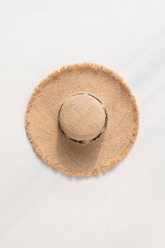 A classic summertime staple for a romantic warm-weather look, the Collioure Hat is perfect for days spent in the sunshine. With lovely vintage-inspired florals around the crown, this hat is available in tan straw with either black or white fleur details. Please Note- This item is final sale only. . Details: 17.5" Total Diameter 22" Around Crown, Adjustable Inner Ribbon Material: 100% Raffia, Polyester Inner Ribbon Imported Bohemian Fedora Sun Hat For Garden Party, Summer Sun Hat For Kentucky Derby Picnic, Summer Sun Hat For Picnic And Kentucky Derby, Summer Sun Hat For Kentucky Derby And Picnics, Spring Sun Hat In Toquilla Straw, Chic Brimmed Palm Leaf Hat, Bohemian Style Palm Leaf Sun Hat For Spring, Bohemian Natural Panama Hat For Garden Party, Bohemian Panama Hat For Summer Garden Party