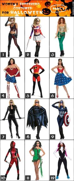 an image of women in costumes for halloween