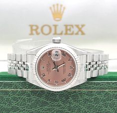 Introducing the iconic Rolex Lady-Datejust, a timepiece that effortlessly combines elegance and precision. Crafted by the renowned Swiss watchmaker, this exquisite model, reference 79174, is a true testament to Rolex's rich history and unwavering commitment to excellence. With a sleek stainless steel case measuring a delicate 0.26 mm, this watch exudes sophistication and grace. Powered by an automatic movement, it ensures accurate timekeeping with every wear. The Lady-Datejust also features a ca Oyster Perpetual Datejust, Rolex Oyster Perpetual, Patek Philippe Nautilus, Rolex Oyster, Breitling Navitimer, Rolex Day Date, Audemars Piguet Royal Oak, Rolex Gmt, Oyster Perpetual