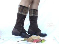 Spats Boot Sherlock Holmes women spat long and by PasiondeSastre, €25.00 Fitted Wool Boots For Fall, Brown Leg Warmers For Fall, Wool Boots, Men Costume, Mens Costumes, Friday Sale, Sherlock Holmes, Black Friday Sale, Leg Warmers