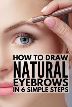 Eyebrow Tips, How To Do Eyebrows, Sparse Eyebrows, Eyebrow Makeup Tutorial, Natural Makeup Ideas