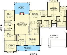 the first floor plan for this house