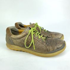 Brand: Ecco Style: Golf Shoes Color: Brown Size: 44 / 10 Pattern: Solid / Rustic Closure: Laced Up Sold As Pictured ( Please See Images For More Details ) ( Colors And Measurements Are Approximate) ( Please Check On Brand's Website For More Details ) Shipping & Return Policies 30 Day Returns On Unused/Unworn Items By Buyer 100% Authenticity Guaranteed Items Ship Within 1-2 Business Days Please Contact Us Regarding Any Issue Or Concern Thanks For Looking! Have A Great Day ! Casual Leather Wingtip Shoes With Vibram Sole, Casual Leather Golf Shoes With Abzorb Midsole, Casual Leather Golf Shoes With Round Toe, Casual Leather Golf Shoes, Leather Golf Shoes With Abzorb Midsole, Leather Lace-up Golf Shoes With Abzorb Midsole, Lace-up Leather Golf Shoes With Abzorb Midsole, Outdoor Golf Shoes With Branded Insole, Ecco Shoes Mens