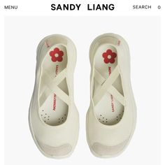 Sandy Liang X Salomon Collab Size Uk 5.5 = Us Women’s 7 Fits Like 7-7.5 (Imo) Sold Out Nib White Flat Heel Slip-on Sneakers, Spring White Closed Toe Slip-on Sneakers, Sandy Liang Shoes, White Closed Toe Slip-on Sneakers For Spring, Breathable White Slip-on Sneakers For Spring, White Breathable Slip-on Sneakers For Spring, Comfortable White Slip-on Sneakers With Rubber Waffle Outsoles, Spring White Breathable Slip-on Sneakers, White Closed Toe Slip-on Sneakers With Rubber Sole