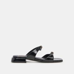 LAVERN SANDALS MIDNIGHT CRINKLE PATENT Confessions Of A Shopaholic, Europe Outfits, Leather Socks, Slides Shoes, Christmas 2024, Wedding Looks, Strap Dress, Metal Buckles, The Edge