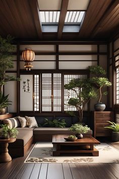 Traditional Japanese Living Room, Old Money Interior Design, Old Money Interior, Zen Interior Design, Ruang Tv, Japanese Living Room, Modern Japanese Interior, Asian House, Zen Interiors