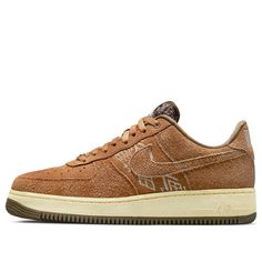 Nike Air Force 1 Low 'NAI-KE - The One Line' FB4958-221 (AF1/SNKR/Skate/Casual/Unisex/Non-Slip/Wear-resistant) Brown Nike Air Force 1 For Streetwear, Casual Brown Nike Air Force 1 With Gum Sole, Nike Air Force 1 Casual Lace-up For Skateboarding, Casual Nike Air Force 1 Lace-up For Skateboarding, Casual Brown Nike Air Force 1 For Streetwear, Nike Air Force 1 With Speckled Midsole For Sports, Nike Air Force 1 With Speckled Midsole For Streetwear, Casual Nike Air Force 1 With Gum Sole, Nike Air Force 1 Casual Skateboarding Shoes