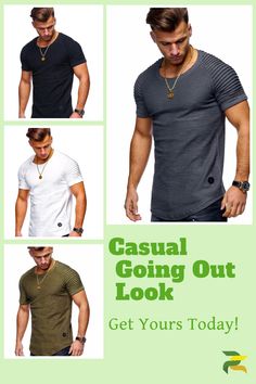 Elevate your fall going out outfit with our Solid Color Fall Fashion Top. Crafted from premium cotton, this o-neck top is the epitome of Fall Streetwear. Ideal for any men's casual outfit, it's both fashionable and trendy. Designed to impress, it pairs seamlessly with jeans or chinos. Wondering how to wear it? Opt for sneakers for a laid-back vibe or leather boots for a night out. Don't just follow the trend, set it. Upgrade your wardrobe today for a stylish tomorrow. Casual Brunch Outfits, Casual Brunch Outfit, Mens Tops Fashion, Brunch Outfits, Fall Streetwear, Fashionable Tops, Cute Summer Outfit