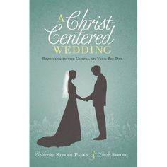 a book cover for a wedding with a silhouette of a bride and groom holding hands