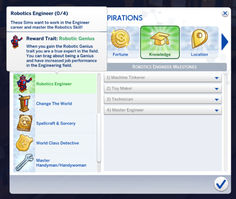 Sims 4 Robotics Aspiration Kerbal Space Program, Robotics Engineering, Handy Woman