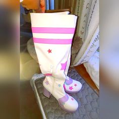 Cute Knee High Heeled Boots Never Worn Size 10 Best For Slim Calves Slim Calves, Dolls Kill Shoes, High Heeled Boots, High Heel Boots Knee, Dolls Kill, Shoes Heels Boots, High Boots, Knee High Boots, Shoes Women Heels