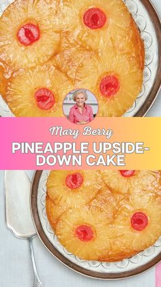 Mary Berry Pineapple Upside-down Cake Cooked Pineapple, Salted Caramel Cake, Glace Cherries