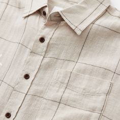 Katin USA: Monty Shirt - Light Gray The Monty Shirt features a custom vintage-inspired checkered pattern atop a breathable cotton/linen button-up woven shirt. DETAILS: 75% cotton / 25% linen blend Allover striped pattern Pocket at left chest Garment washed Clean-finished interior Summer Linen Yarn-dyed Shirt, Relaxed Fit Yarn-dyed Linen Shirt, Spring Plaid Linen Shirt, Linen Yarn-dyed Relaxed Fit Shirt, Spring Linen Yarn-dyed Shirt, Yarn-dyed Linen Tops For Summer, Classic Plaid Linen Shirt, Cotton Grid Pattern Button-up Shirt, Summer Cotton Flannel Shirt For Everyday