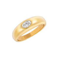 A classic timeless style makes this ring bold in its simplicity. We made it ultra-light so that nothing is weighing you down. Material 18 Karat gold over eco brass. Cubic Zirconia. Nickel free. Suitable for sensitive skin. Quantity & Measurement For 1 ring only US size: 5, 6, 7, 8 and 9 * Rings for layering purposes only. Sold separately Hammered Band, Timeless Classic Style, Dome Ring, Bezel Ring, Silver Stacking Rings, Twist Ring, Gold Ring Stack, Gold Band Ring, We Made It