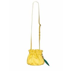 Adorable Yellow Mini Staud Bag That Looks Like A Lemon! Nwt And In Perfect Condition. Comes With Dust Bag. This Is Rare And Not Sold Anywhere Anymore! Large Bean Bags, Cream Bags, Mini Moon, Mini Bucket Bags, Satin Bags, Leather Bucket Bag, Leather Bucket, Yellow Fashion, Mini Crossbody