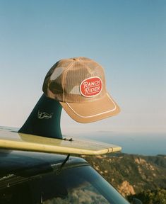 Surf Product Photography, Trucker Hat Photoshoot, How To Do Tattoos, Surf Hat, Surf Coffee