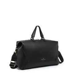 ABBEY Smooth PU Weekend Duffle Bag. Travel bag for women contains a removable and adjustable shoulder strap, can use as a handbag or crossbody bag. The pad of the shoulder strap for comfort and hands free ease for the journey. Size: one size.  Color: Black.  Gender: female.  Age Group: adult. Weekend Duffle Bag, Travel Bags For Women, Duffle Bag Travel, London Fog, Bag Travel, Bag For Women, Hands Free, The Journey, Travel Bag