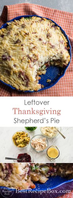 leftover thanksgiving shepherd's pie recipe