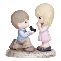 "Never forget your special moment together with this Precious Moments figurine. 4.65''H x 5.51""W x 3.86''D Porcelain Wipe clean Model no. 133022  Size: One Size. Color: Multicolor. Gender: unisex. Age Group: adult." Precious Memories Figurines, Precious Moments Wedding, Precious Moments Dolls, Pittsburgh Sports, Precious Moments Figurines, Porcelain Jewelry, Bisque Porcelain, Boy And Girl, Porcelain Dolls