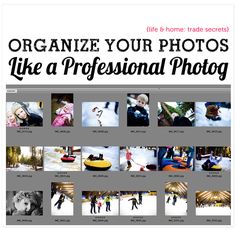 an advertisement for a professional photo shop with many pictures and words on the front cover