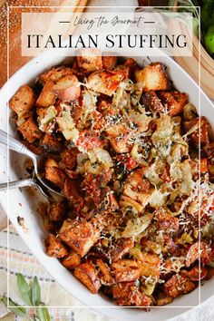 a white bowl filled with pasta and cheese