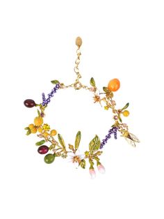 Les Néréides Best Selling, Handcrafted Jewelry Provence Garden, Les Nereides, Grape Bunch, A Bracelet, Bijoux Diy, Jewelry Inspo, Dream Jewelry, Brass Chain, Pretty Jewellery