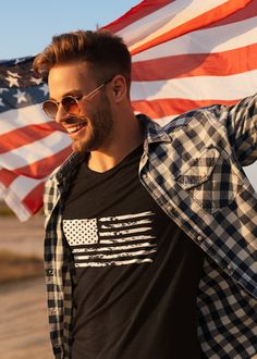 America Flag T-shirt, 4Th Of July Flag Shirt, Patriotic T-Shirts, USA Flag Shirt, Patriotic American Flag Shirts, USA Flag Distressed Shirt Looking for a shirt that screams 'AMERICA' and fits like a glove? Our American Flag shirt is the perfect way to show your love for the land of the free and the home of the brave. Whether you're grilling with friends, hitting the beach, or just hanging out with your crew, this shirt is a must-have for any guy who knows how to rep his country in style. So grab a cold one, fire up the grill, and let's celebrate everything that makes America great! Check out our other Etsy listings: https://www.etsy.com/shop/degeneratelifestyle ---Care Instructions--- + Wash item inside out in cold water + Do not bleach + Do not dry clean + Do not iron directly on the desi American Flag Sunglasses, Joe Dirt, Usa Tee, Buy Hoodies, American Flag Tshirt, American Flag Shirt, Patriotic Shirts, Flag Shirt, American Pride