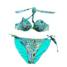 Aerie - Two Piece Bikini Swimsuit. Top, Underwire With Light Padding. Bottom With Side Ties. Never Wore - New Without Tags. Stored At Smoke Free Home. Top Size 32b Bottom Medium G7 Turquoise Tankini For Pool Beachwear, Turquoise Beachwear Tankini For Pool, Turquoise Halter Neck Swimwear For Summer, Turquoise Tankini For Pool And Beach Season, Turquoise Summer Swimwear For The Pool, Turquoise Summer Swimwear For Pool, Turquoise Tankini For Beach Party, Turquoise Halter Neck Swimwear For Vacation, Summer Turquoise Tankini For Sunbathing