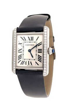 Cartier Tank steel Watch - W4TA0017 Cartier Diamond Watch With Palladium Hardware, Cartier Analog Watch In White Gold, Cartier Timeless Diamond Watch With Rectangular Dial, Cartier White Gold Analog Watch, Timeless Cartier Diamond Watch With Rectangular Dial, Timeless Cartier Diamond Watch With Palladium Hardware, Modern Cartier Analog Watch, Timeless Cartier Watch With Polished Finish, Cartier Rectangular Analog Watch