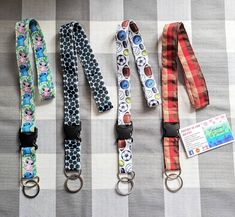 This keychain measures +/- 18 inches long. Image colors may vary from device to device. The fasteners may be different than those in the photos. If you have any questions, please do not hesitate to contact me! Adjustable Lanyards With Key Clip For Personal Use, Badge Holder, Be Different, Badge Holders Lanyard, Badge Holders, Wrist Strap, Key Rings, Key Ring, Lanyard