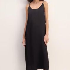 Everlane Japanese Goweave Slip Dress In Black, Size 2, New With Tags Womens Shift Dresses, Flowy Maxi Dress, 80 Dress, Tiered Maxi Dress, 70 Dress, Sleeveless Maxi Dress, Summer Maxi Dress, 50's Dress, Dress 100