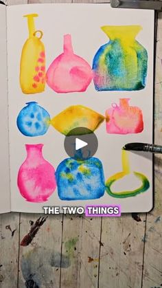 23K views · 3.8K reactions | Are new interests stopping you from painting??? Let's combine the two so we can find joy in both! 

In this video I used my Unicorn Food Crave Palette, size 3 quill brush, and my Big Ideas sketchbook. | Lacey Walker